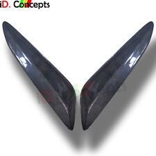 Real Carbon Fiber Hood Scoop Vents Air Flow Duct Cover For Genesis Coupe 13-16