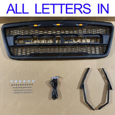 Mesh Upper Matte Black For 2004-2008 Ford F150 New Raptor Style Look Front Grill
