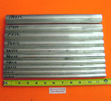 10 Pieces 6061 T6 Aluminum Round Rod Assortment 12 To 1-14 Lathe Stock 6.2