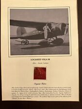 Amelia Earhart Original Fabric Of Lockheed Vega 5b From Smithsonian Institution