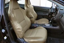 For Acura Rsx Iggee S.leather Custom Made Fit 2 Front Seat Covers Beige