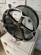 Giovanna Dalar-x Machined Black Wheels 24x10 5x130 Porsche Mercedes G63 Lexani