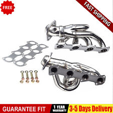 Shorty Exhaust Headers Kit Manifold Steel For Ford F150 F250 4.6l Tubular 97-03