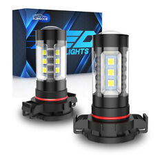 For Jeep Wrangler 2010-2021 2504 Led Fog Lights Bulbs White High Power Drl Lamps