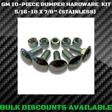 1965-1972 Buick Gs Gsx 455 Front Rear Chrome Bumper Bolts Nuts 516 Stainless Gm