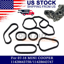 For Mini Cooper Oil Cooler Seal And Filter Housing Gasket Set Oem