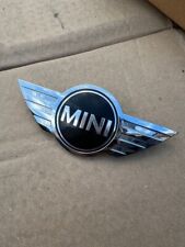 2002-2018 Bmw Mini Cooper Chrome Hood And Rear Emblem Logo Badge Decal Oem