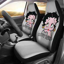 Cartoon Betty Boop Car Seat Covers Fan Gift Cute Car Seat Covers Set Of 2