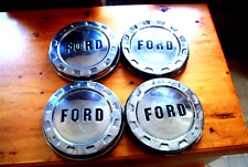 Oe Vintage Set Of 4 Stainless Dog Dish Caps61-66 Ford Pickup Econolinesweet
