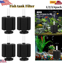 Fish Tank Bio Sponge Filter Breeding Aquarium Air Pump Fish Filter Up To 60 Gal