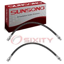 2 Pc Sunsong Front Brake Hydraulic Hoses For 1937-1956 Chevrolet Truck 3.5l Zl