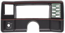 82-88 Monte Carlo Ss El Camino New Dash Face Plate Black With Red Stripes