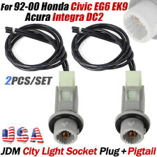 For 92-00 Honda Civic Eg6 Ek9 Type-r Integra Dc2 Jdm City Light Socket Pigtail