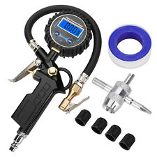Led Digital Tire Inflator W Pressure Gauge 250 Psi Air Chuck For Truckcarbike