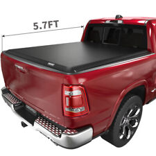 Oedro Roll Up Soft Tonneau Cover 5.7ft Bed For 2019-2024 Dodge Ram 1500 New Body