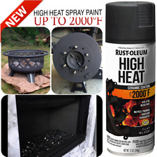 High Heat Flat Black Automotive Spray Paint Oil Resistant Exhaust Engine Enamel