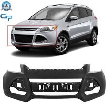 Without Sensor Hole Front Bumper Cover Primed For 2013 2014-2016 Ford Escape