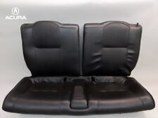 02-06 Acura Rsx - Rear Seats - Upper Lower Black Leather Seat Set Oem