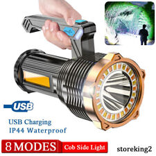 Super Bright 22000000lm Led Flashlight High Powered Torch Usb Rechargeable Lamp