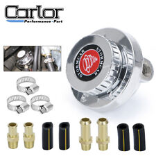 Car Adjustable 1.5-5 Psi Fuel Pump Pressure Regulator 8mm 10mm Connection Pipes