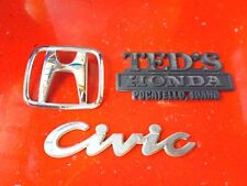 1993-1997 Honda Del Sol Rear Trunk Decklid Emblem Badge Logo Oem 75701-sr4