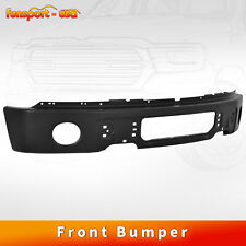 Front Bumper Face Bar For 2009-2012 2013 2014 Ford F-150 Black W Fog Light Hole