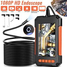 1080p Hd Industrial Endoscope Borescope 4.3 Screen 8mm Inspection Snake Camera