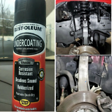 Rust Oleum Rubberized Undercoating Spray Grade Car Automotive Black Paint 15 Oz