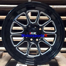 Xxr 557 Gloss Black Lip Milled Wheels 15 X 8 0 Rims 4x114.3 Hellaflush Stance
