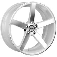 Strada S35 Perfetto 22x9.5 5x115 15mm Whitemachined Wheel Rim 22 Inch
