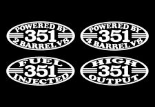 2 351 V8 Decal 5.8 Engine 2 4 Barrel High Output Fuel Injected Windsor Cleveland