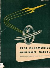 1954 Oldsmobile Maintenance Manual