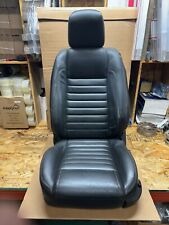 2005-2009 Ford Mustang Coupe Dark Charcoal Black Leather Driver Front Seat Used