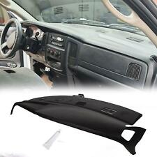 One Piece Molded Dash Cover For 02-05 Dodge Ram 1500 2500 3500 In Textured Black