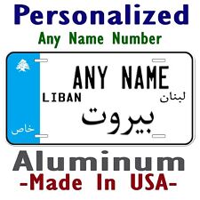 Lebanon Any Name Personalized Novelty Car License Plate