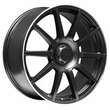 20 X 8.5 And 20 X 9.5 Staggered Wheels Rims Fits Mercedes Benz Black Machined