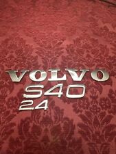 05 06 07 08 09 10 11 Volvo S40 2.4 Rear Lid Chrome Emblem Logo Badge Sign B3705