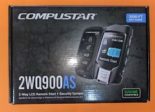 New Compustar Cs2wq900-as 2-way Remote Start Security System W Lcd Remote