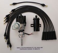 Mopar 273-318-340-360 Black Small Female Hei Distributor 45k Coil Plug Wires