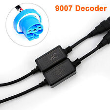 2x Led 9007 Headlight Canbus Error Free Anti Flicker Resistor Canceller Decoder