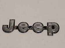 Jeep Cherokee Xj 84-96 Tailgate Emblem Plastic Factory Used Chipped Paint