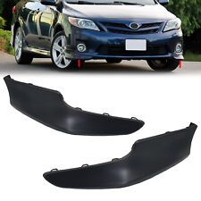 Pair Front Valance Lower Side Spoiler For 2011-2013 Toyota Corolla S Xrs Primed