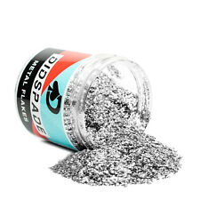 Chrome 0.015 Silver Metal Flake - Solvent Resistant Glitter - Car Paint Epoxy