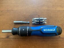 Kobalt Double Drive Ratcheting Screwdriver 15-piece 525791 Good Condition