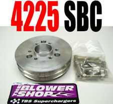 Blower Shop 4225 2 V Accessory Supercharger Pulley With Bolts Small Block Chevy