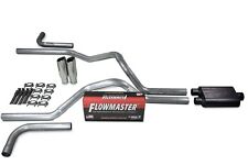 Chevy Gmc 1500 07-14 2.5 Dual Exhaust Kit Flowmaster 40 Series Clamp Tip Side