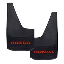 Universal Mud Flaps Fits Honda Style Splash Guards With Red Letters 2pcs New