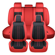 Red Car Seat Covers Full Set For Toyota Rav4avaloncamrycorollayaristacoma