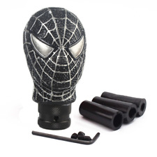 Black Spider-man Resin Craft Car Manual Gear Shifter Lever Shift Knob Universal