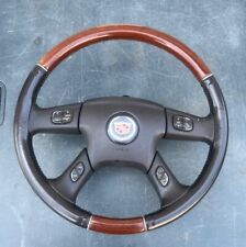 Chevrolet Tahoe Suburban Yukon Escalade Steering Wheel 03-06 Black Leather Wood